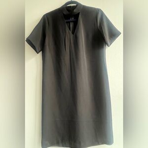 Philosophy Black Dress with Open Neck Design